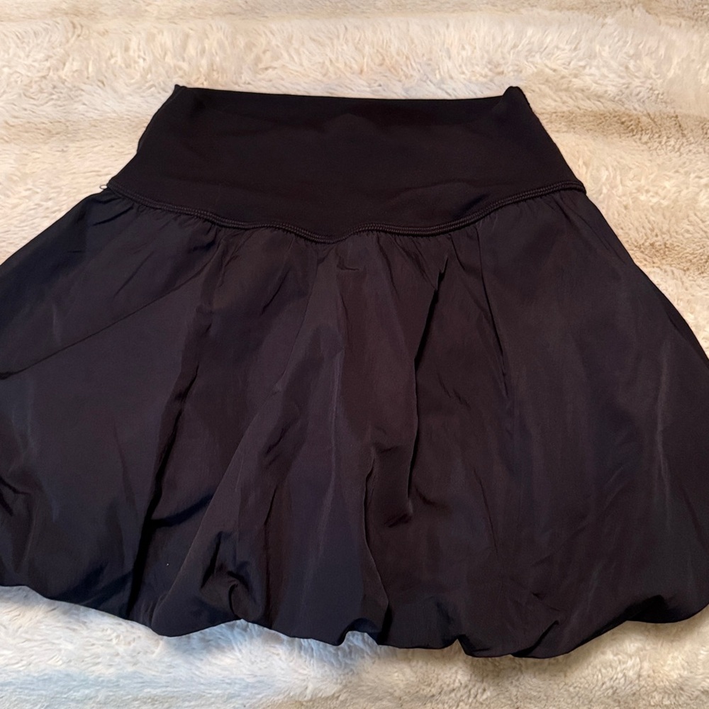 Aerie Black Bubble Skirt